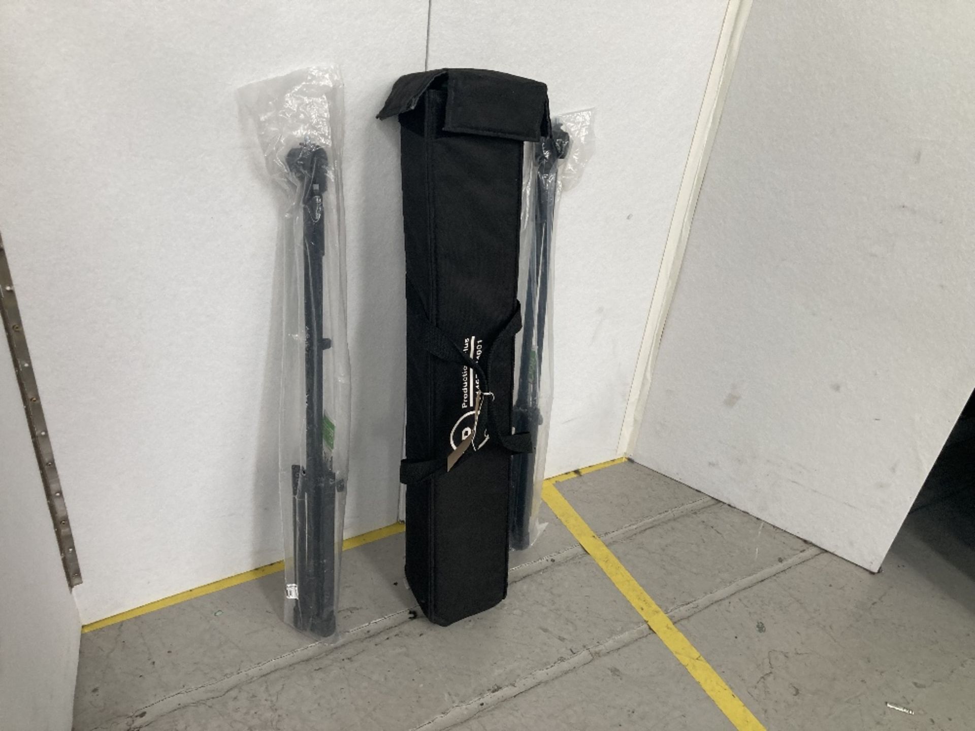 (4) New K&M Tall Boom Black Microphone Stands & Padded Carry CaseNew in Bags - Image 2 of 5