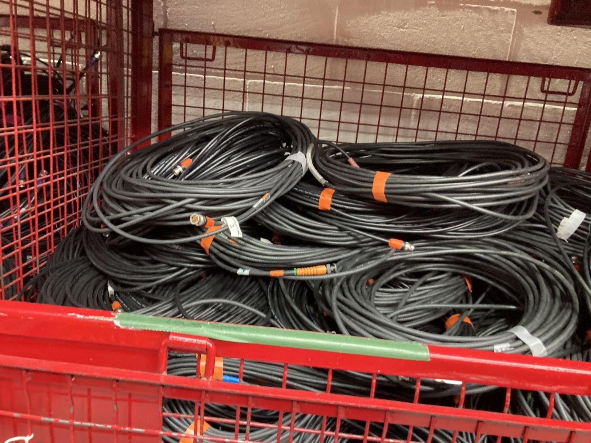 Large Quantity of 30m BNC Cable with Steel Fabricated Stillage - Image 2 of 4