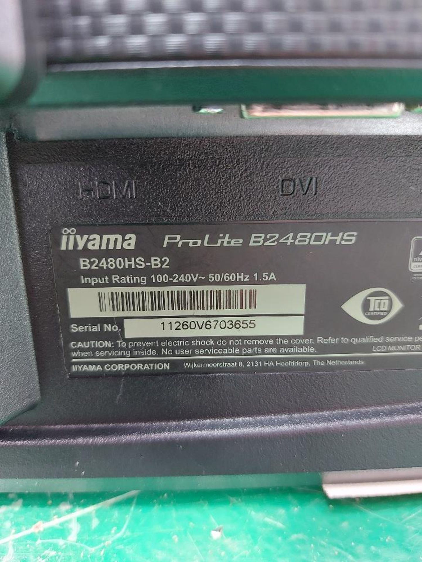 (2)Iiyama Prolite B2483HS 24'' Monitors - Image 3 of 5