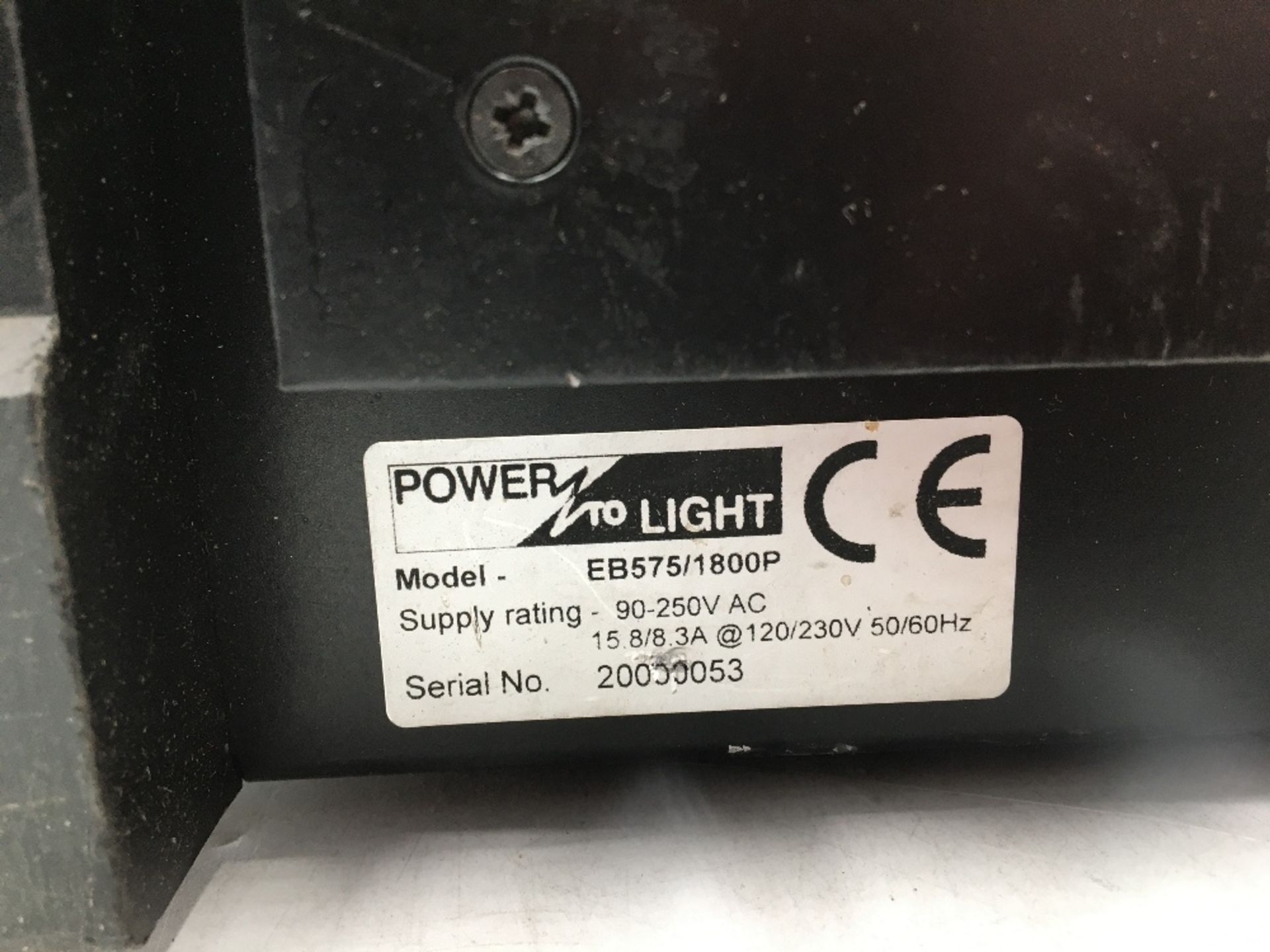 Power To Light EB575/1800P 575/1200/1800w Electric Ballast - Image 5 of 6