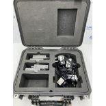 (4) AJA HI5 HD-SDI/SDI To HDMI Adapters With (4) Power Cables And Peli Case
