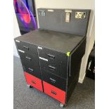 Mobile Workstation with Power Connection & In-Built Sockets