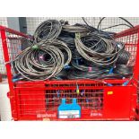 Large Quantity of 15m HDMI M-M Long Range Cable with Steel Fabricated Stillage