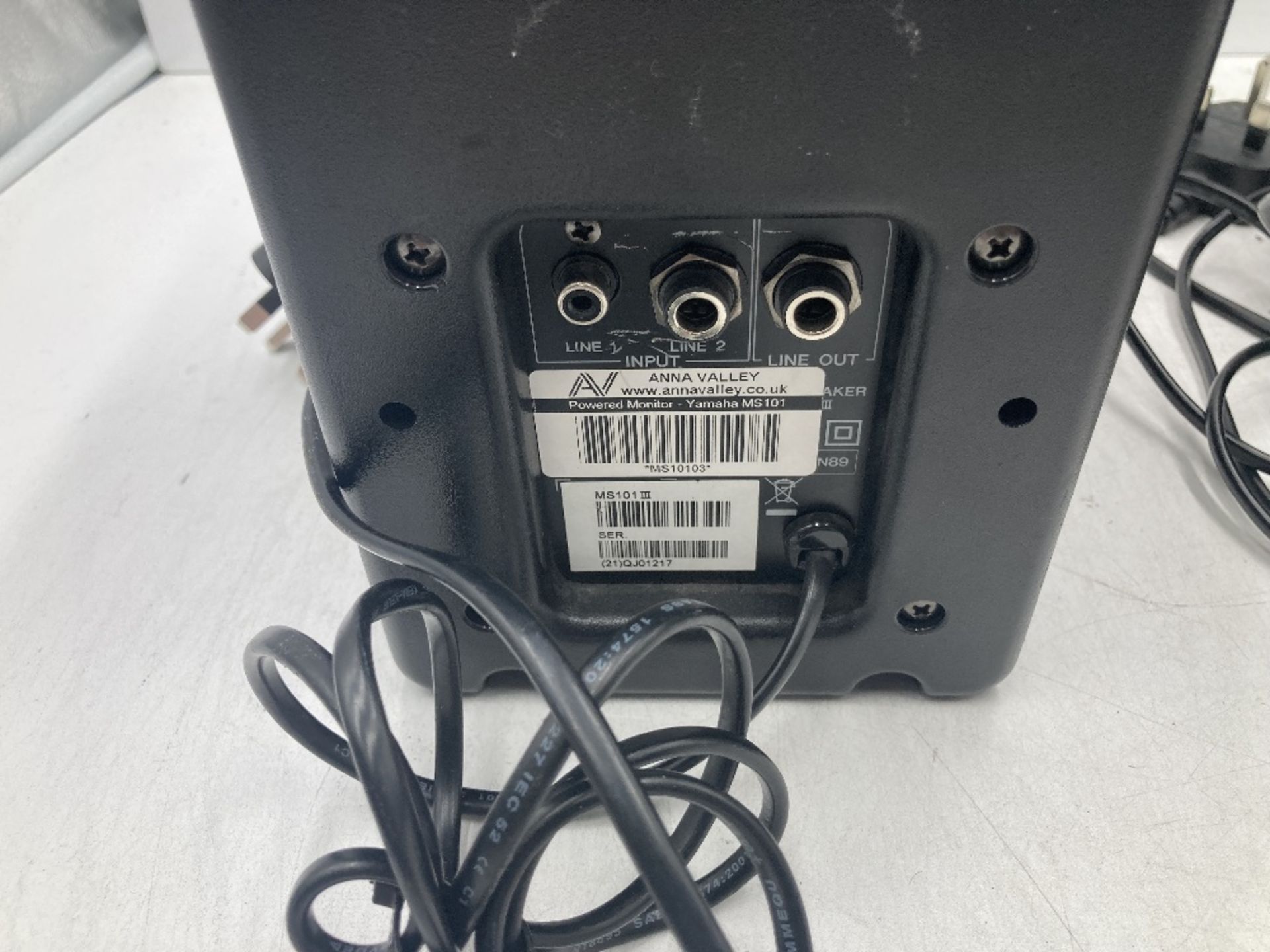 (2) Yamaha MS101 III Monitor Speaker & Padded Carry Case - Image 4 of 5