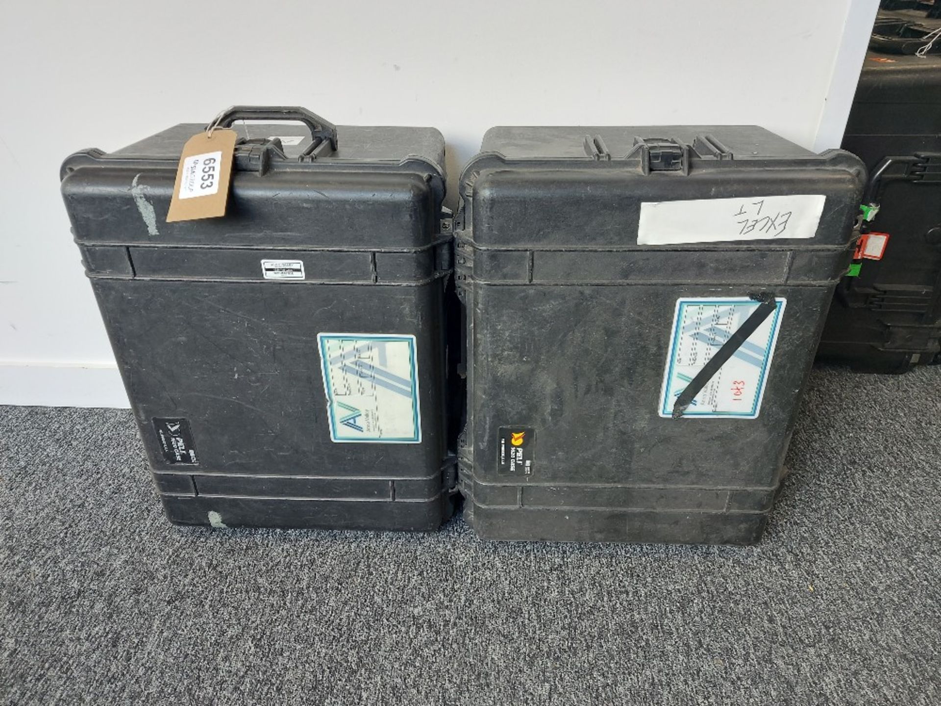 (2) Peli 1620 Mobile Flight Cases