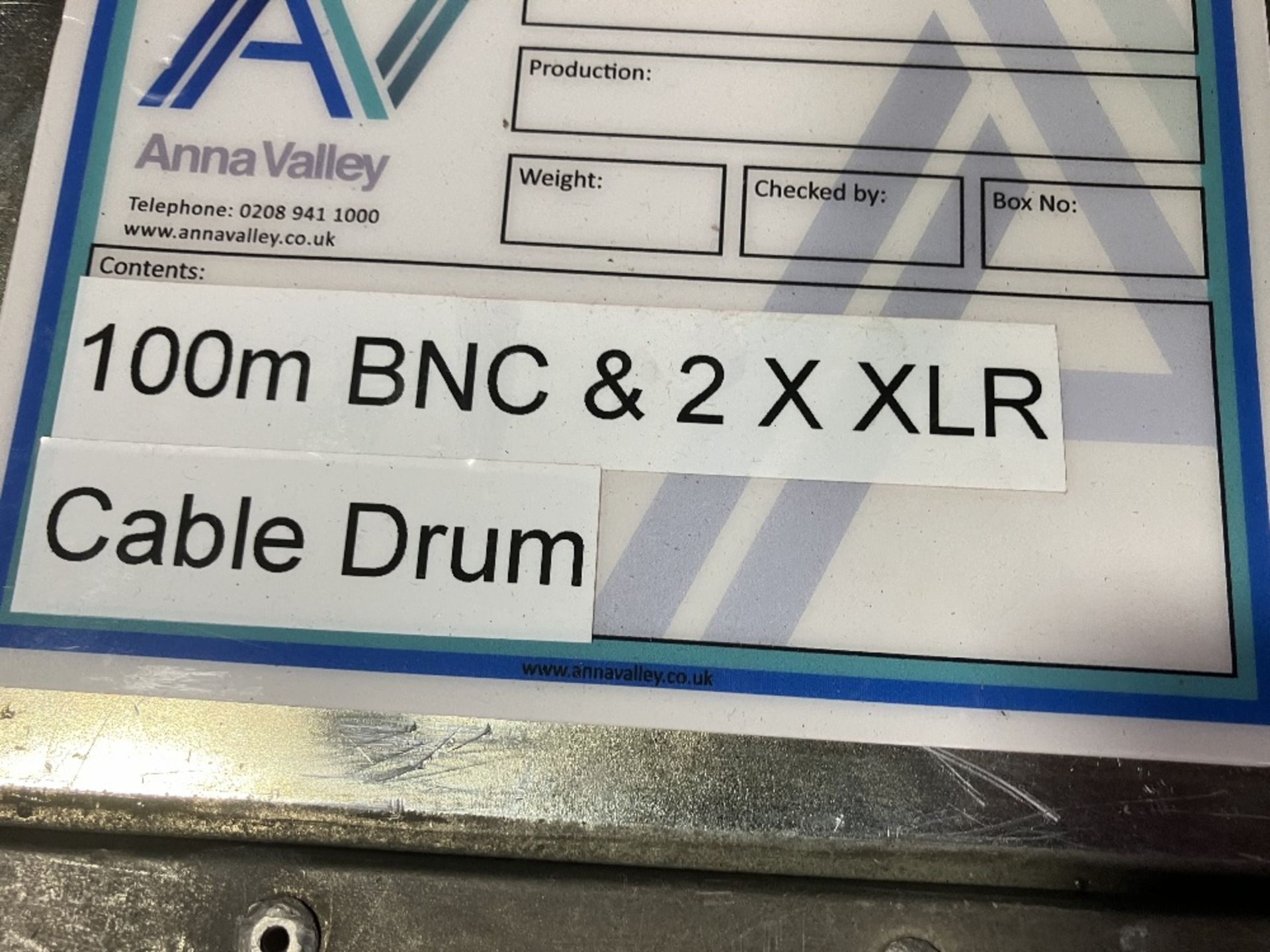 100m Bnc & (2) XLR Cables With Heavy Duty Mobile Flight Case - Image 11 of 11