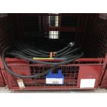 Large Quantity of 30m Socapex 2.5mm Armoured Cable M-F with Steel Fabricated Stillage