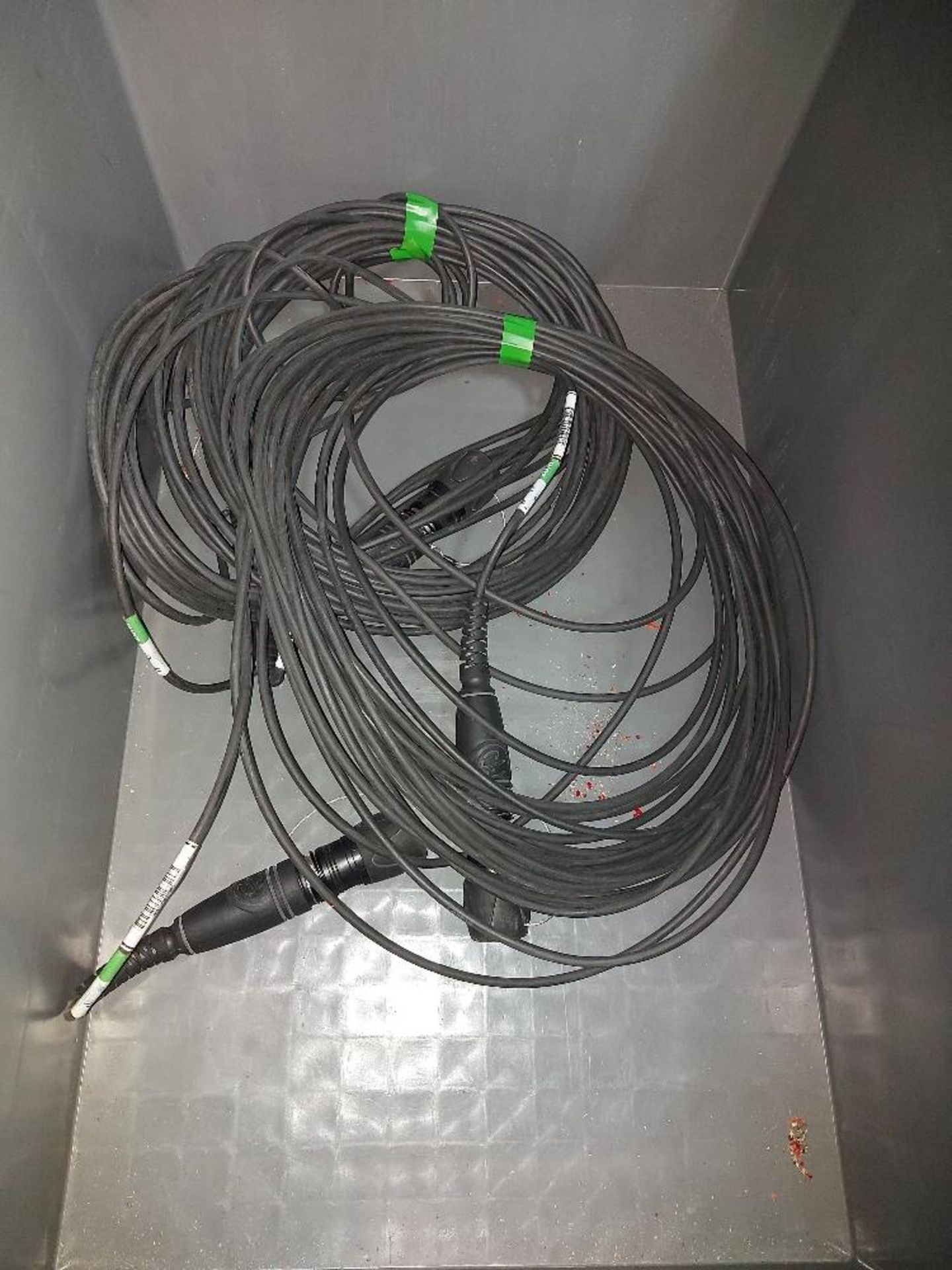 (2) Opticon 20m Duo Fibre cables With Plastic Lin Bin - Bild 2 aus 3