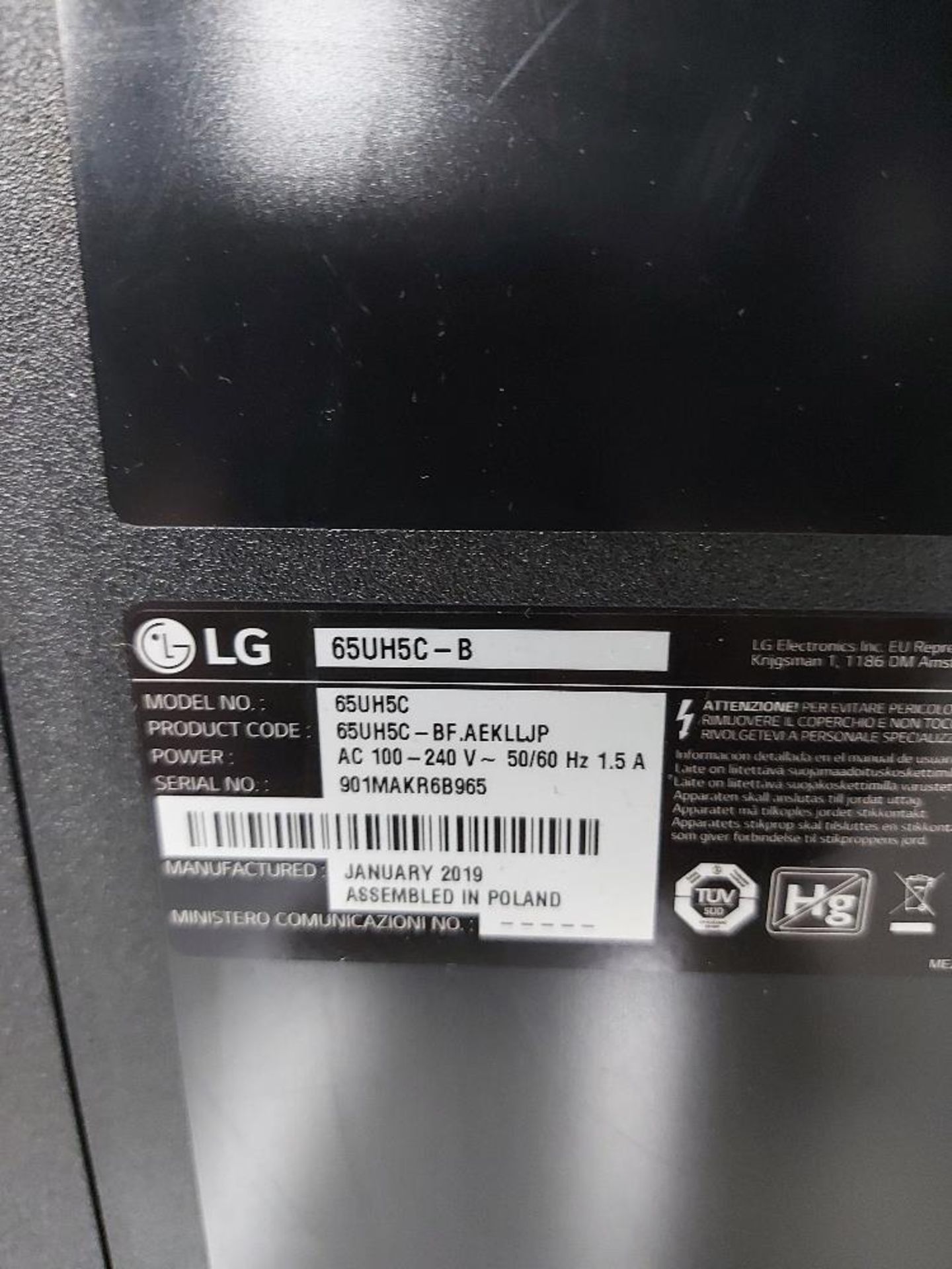 LG 65UH5C-B 65'' Display - Image 4 of 6