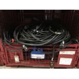 Large Quantity of 25m Socapex 2.5mm Cable with Steel Fabricated Stillage