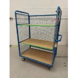 3 Tier Warehouse Cage Trolley