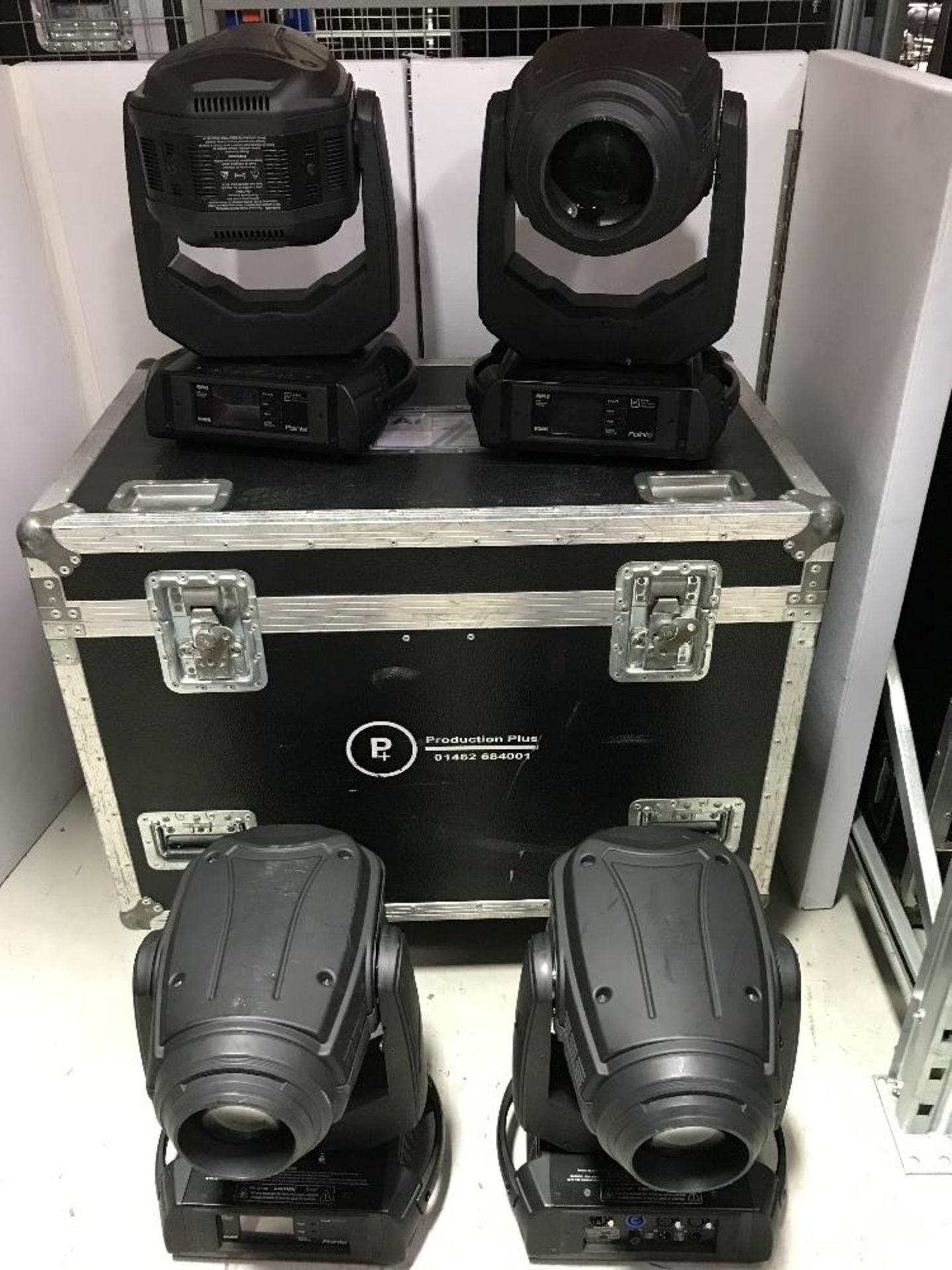 (4) Robe Robin Pointe Moving Light With Heavy Duty Flight Case To Include