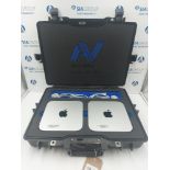 (2) Apple Mac Mini with Peli Case