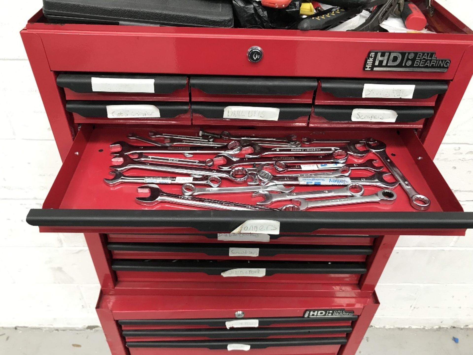 Hilka HD Ball Bearing Tool Chest and Contents - Bild 5 aus 13