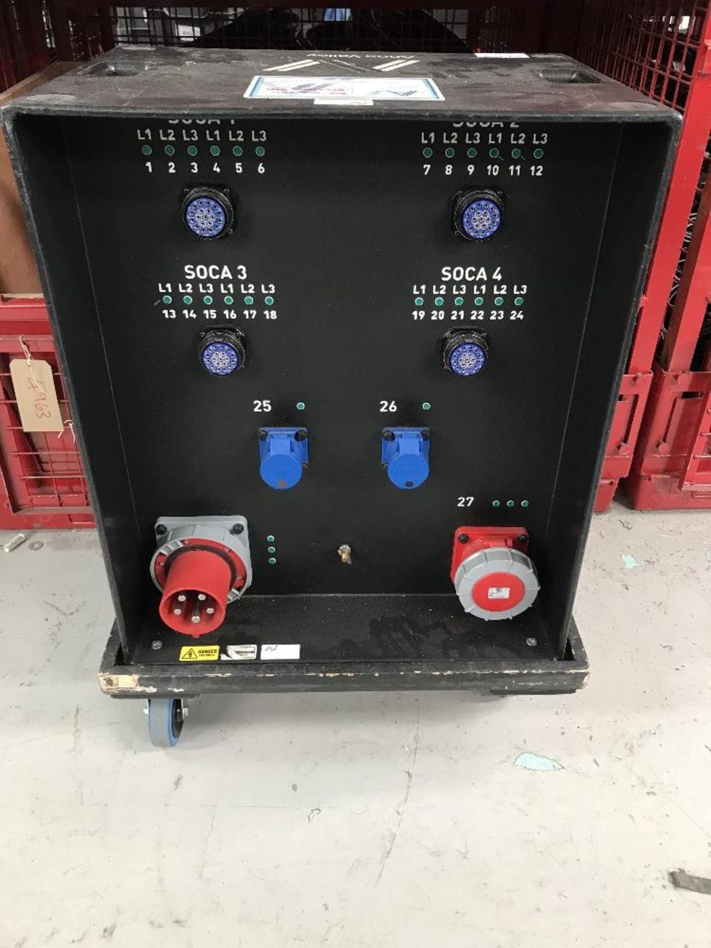 125amp Power Distribution Unit With Mountable Trolley - Image 2 of 2