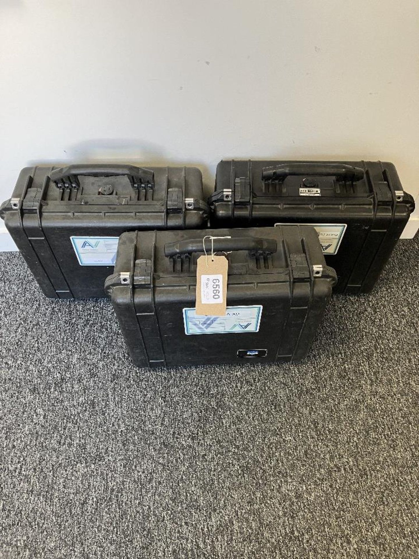 (3) Peli 1550 Flight Cases