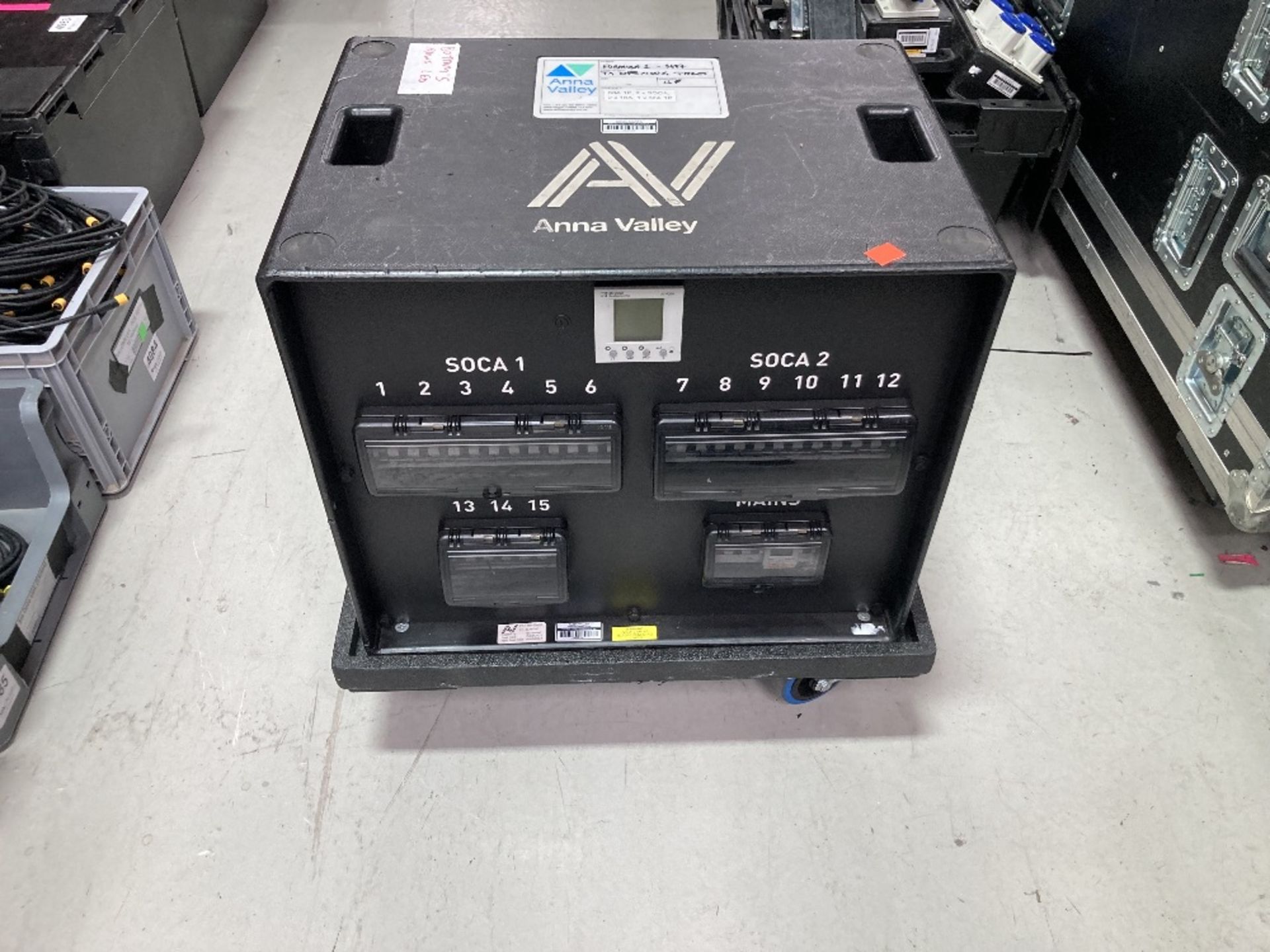 63amp Power Distribution Unit With Mobile Mountable Trolley