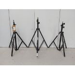 (3) Various Light Stands