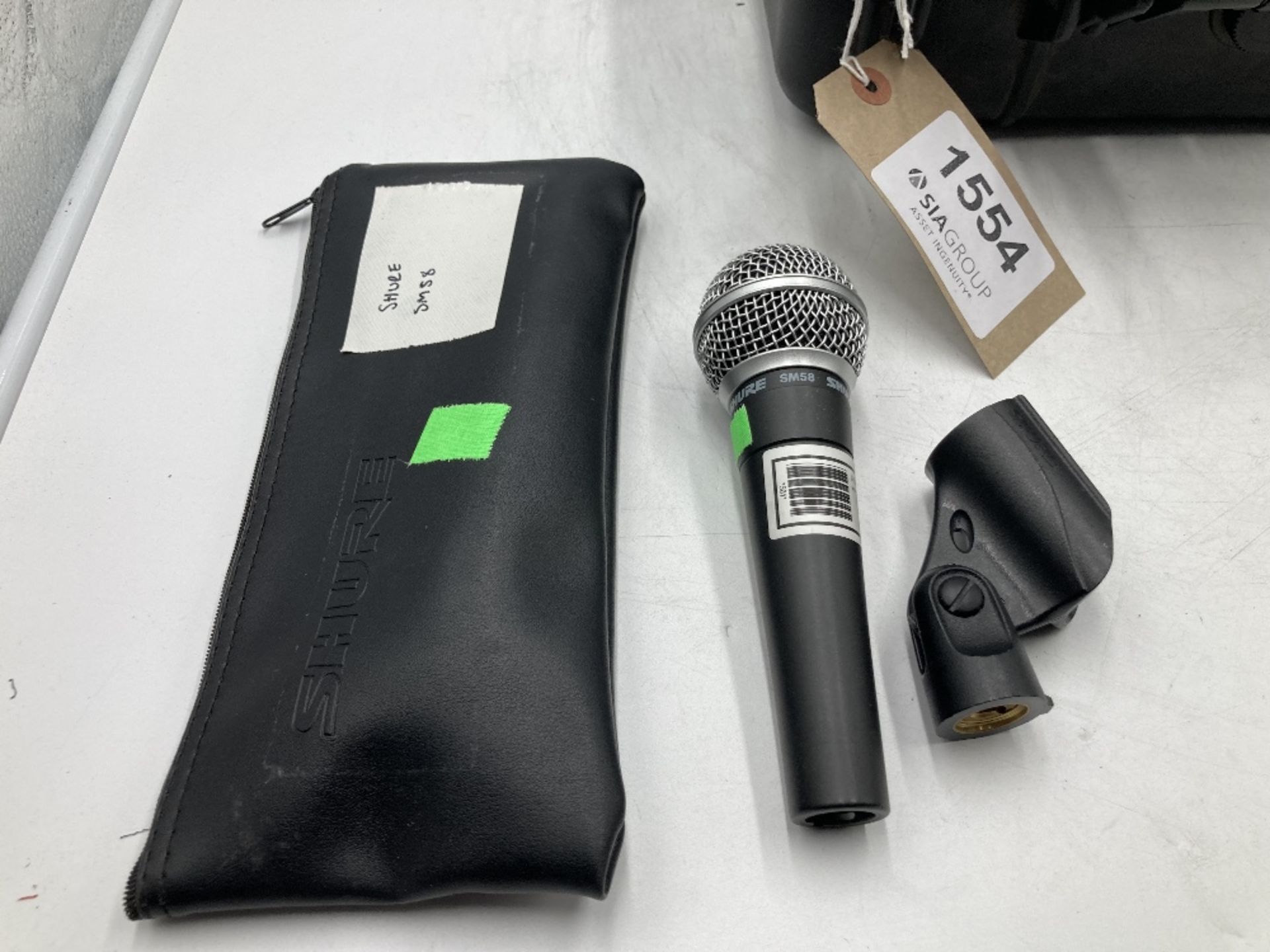 (7) Shure SM58 Microphones, Holders, Cases & Peli Case - Image 5 of 5