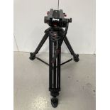 Manfrotto 504HD Tripod Head and 546B Tripod with Carbon Fibre Legs with Manfrotto Carry Case