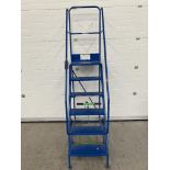 6-Step Platform Stepladder with Break and Handrail