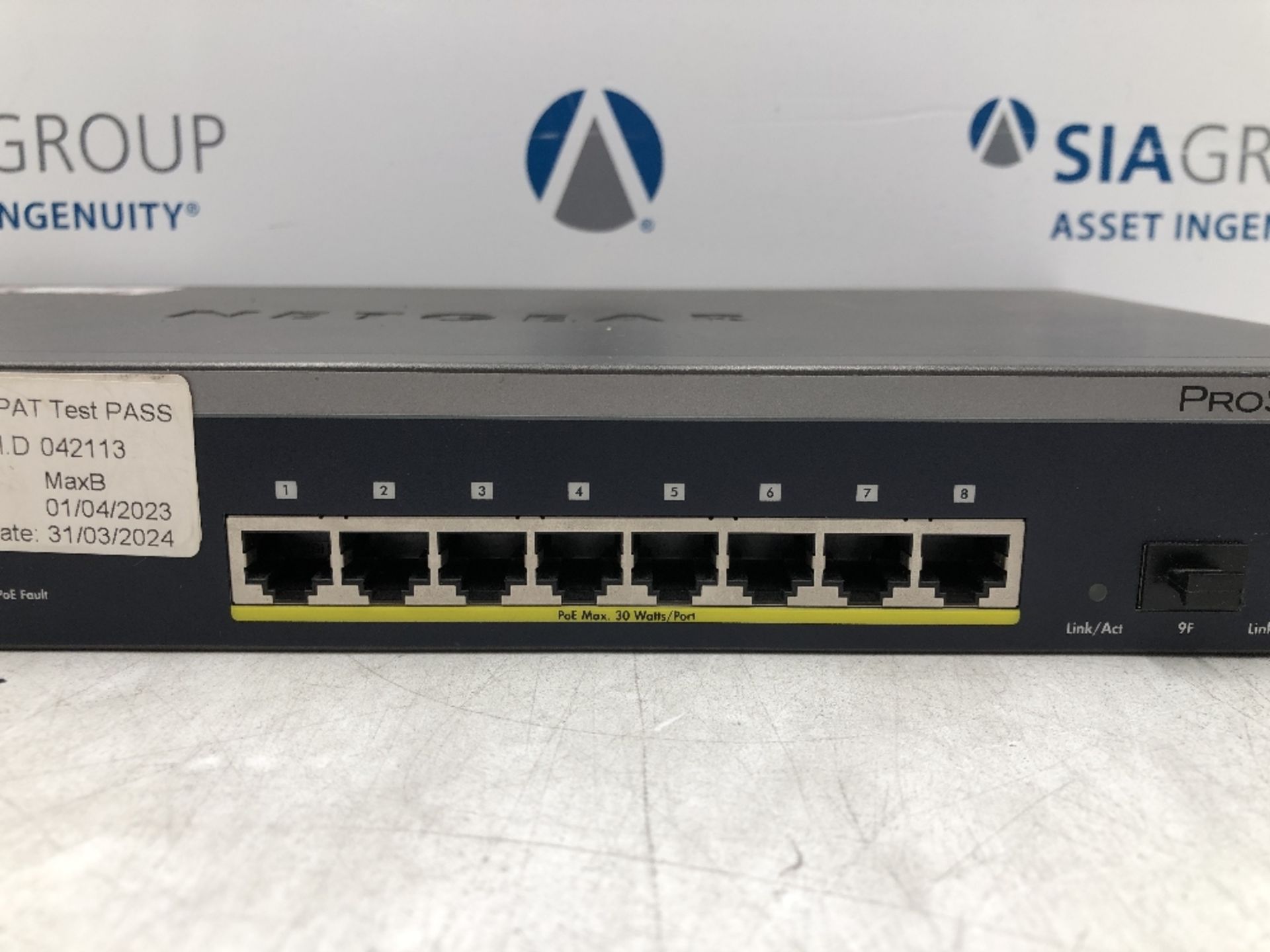 Netgear GS510TP Rack Mounted 8 Port Gigabit PoE+ Network Switch - Image 2 of 3