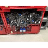 Large Quantity of 5m 16amp Cable M-F with Steel Fabricated Stillage