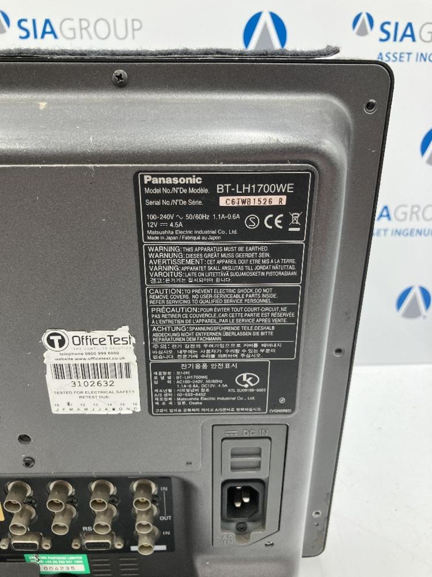 Panasonic BT-LH1700WE 17'' Monitor - Image 4 of 4