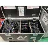 Quantity of Various NL4 Cable and XLR3 Cable with Mobile Flight Case