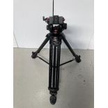 Manfrotto 504HD Tripod Head and 546B Tripod with Carbon Fibre Legs with Manfrotto Carry Case