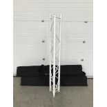 (4) 2mtr Truss Sections with (3) Carry Cases