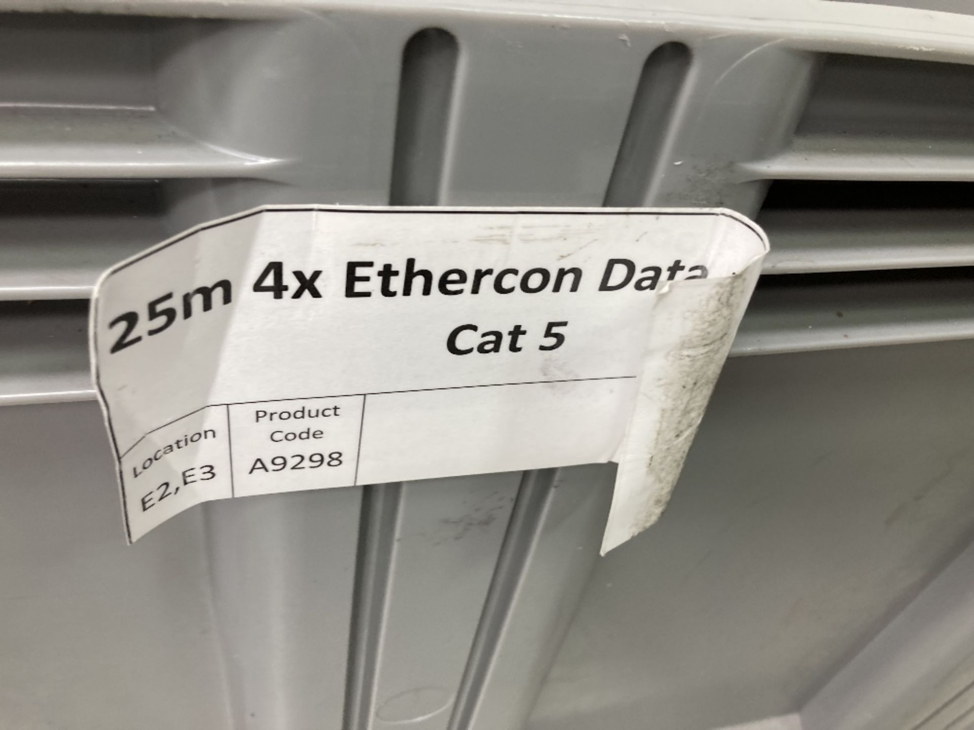 Quantity 25m Ethercon Data Loom CAT 5 Cables With Plastic Container - Image 4 of 4