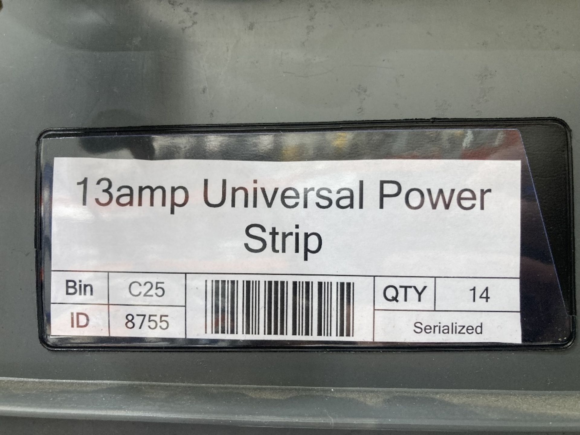 Large Quantity Of 13amp Universal 3-Plug Power strips With Plastic Lin Bin - Image 6 of 6