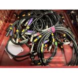 Large Quantity 1m True1 Powercon & 5-Pin DMX Link Cable & 1.5m Powercon & XLR Link Cable