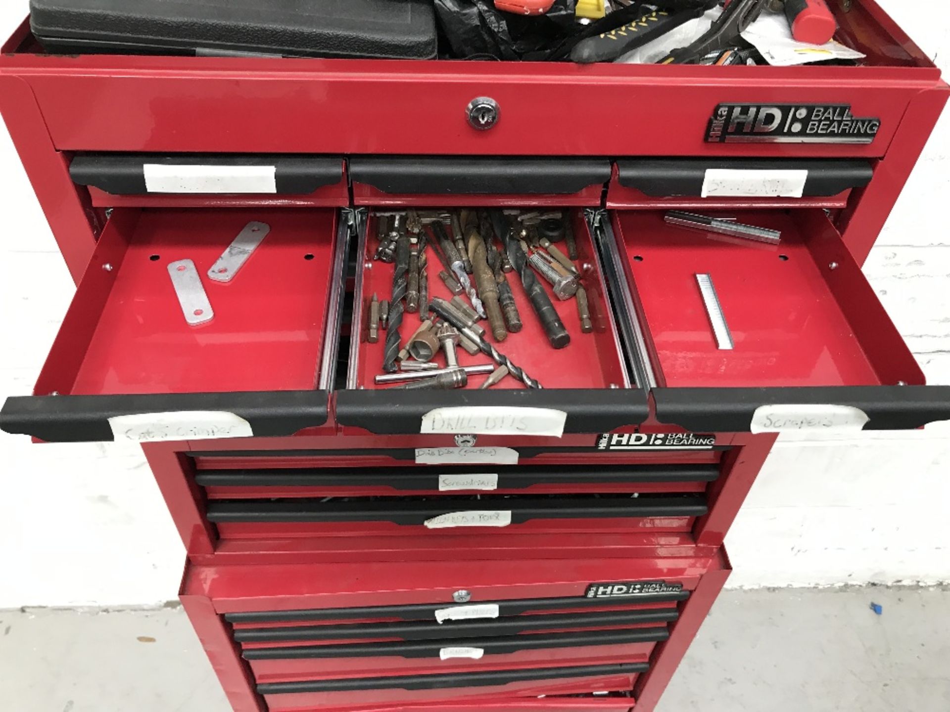 Hilka HD Ball Bearing Tool Chest and Contents - Bild 4 aus 13