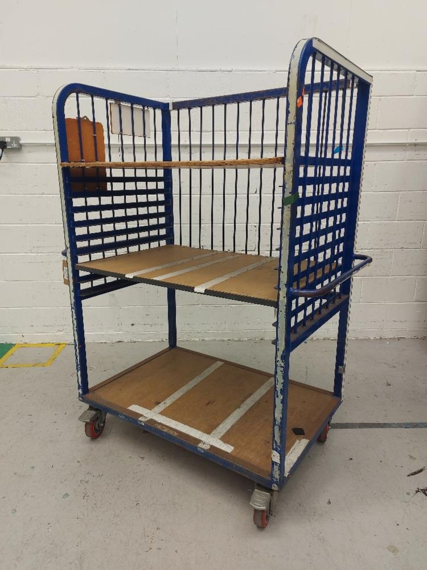 3 Tier Warehouse Cage Trolley