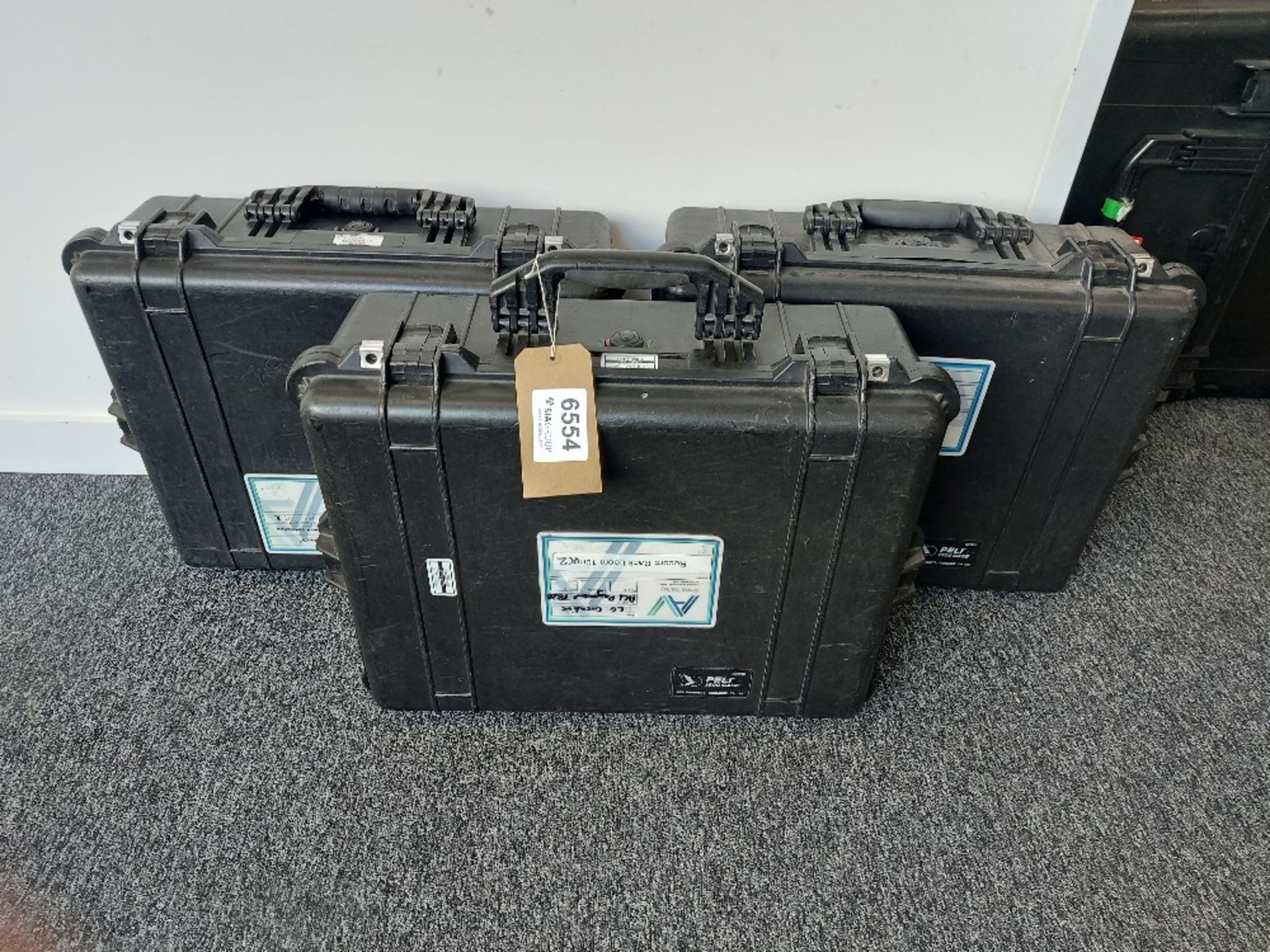 (3) Peli 1600 Flight Cases