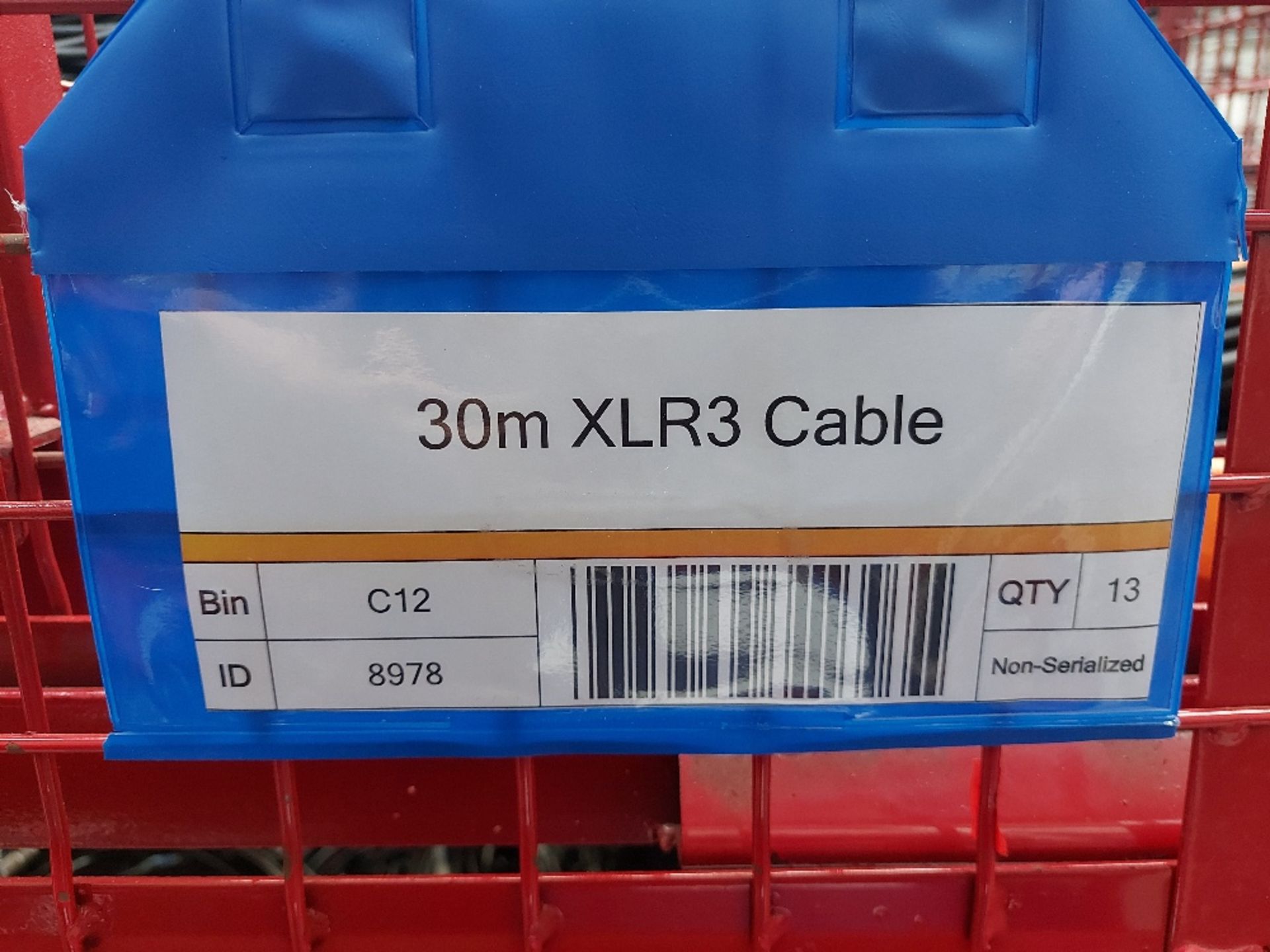 Large Quantity of 50m XLR3 Cable & Large Quantity 30M XLR3 Cable with Steel Fabricated Stillage - Image 5 of 5