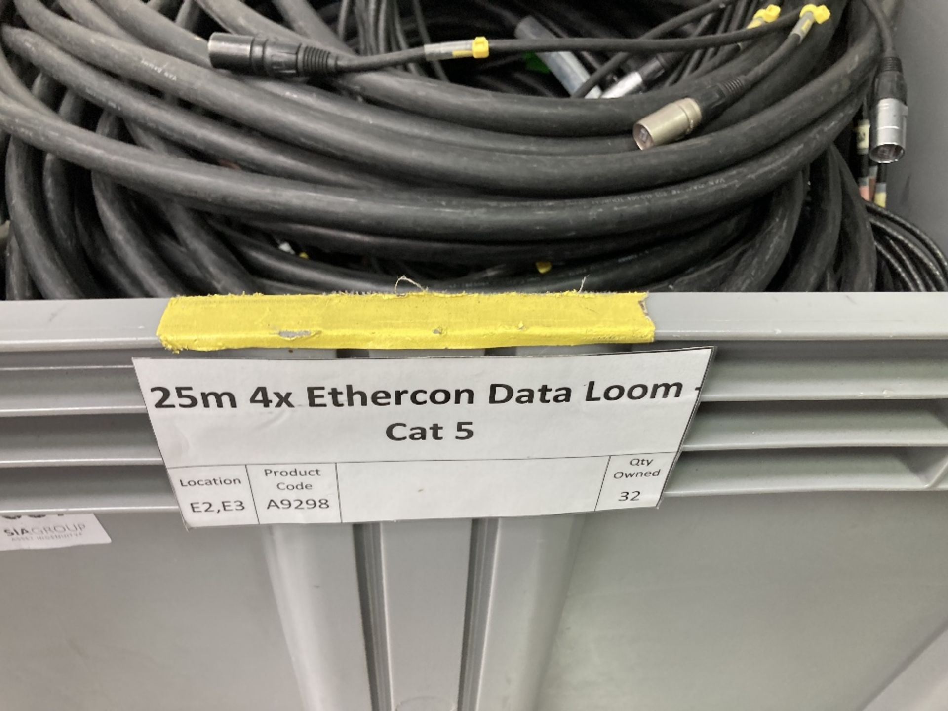 Quantity 25m Ethercon Data Loom CAT 5 Cables With Plastic Container - Image 4 of 4