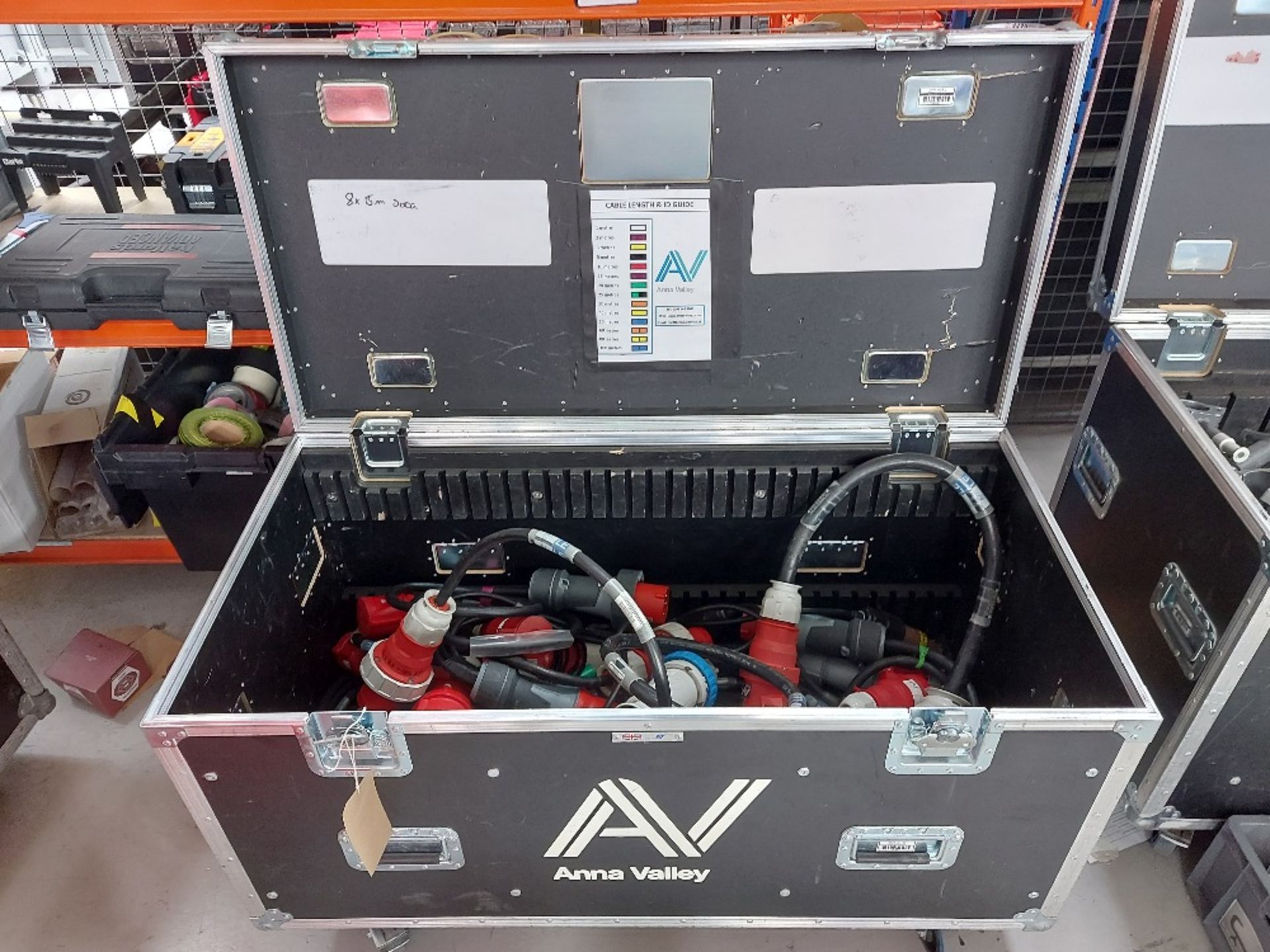 Mobile Flight Case to Include Quantity of Various Cable