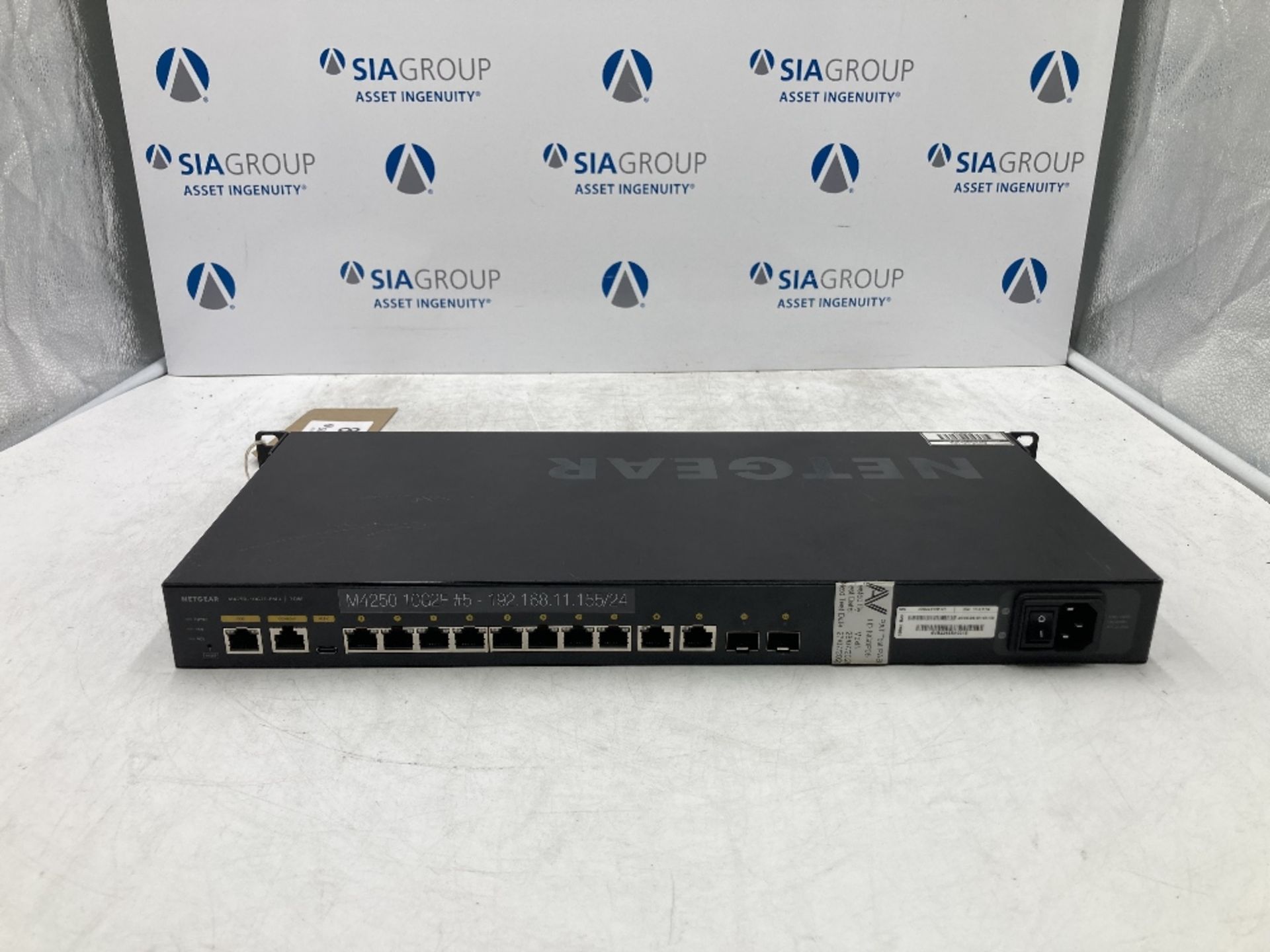 Netgear AV Line M4250-10G2F - 10 Port Gigabit PoE+ Managed Network Switch - Image 3 of 5