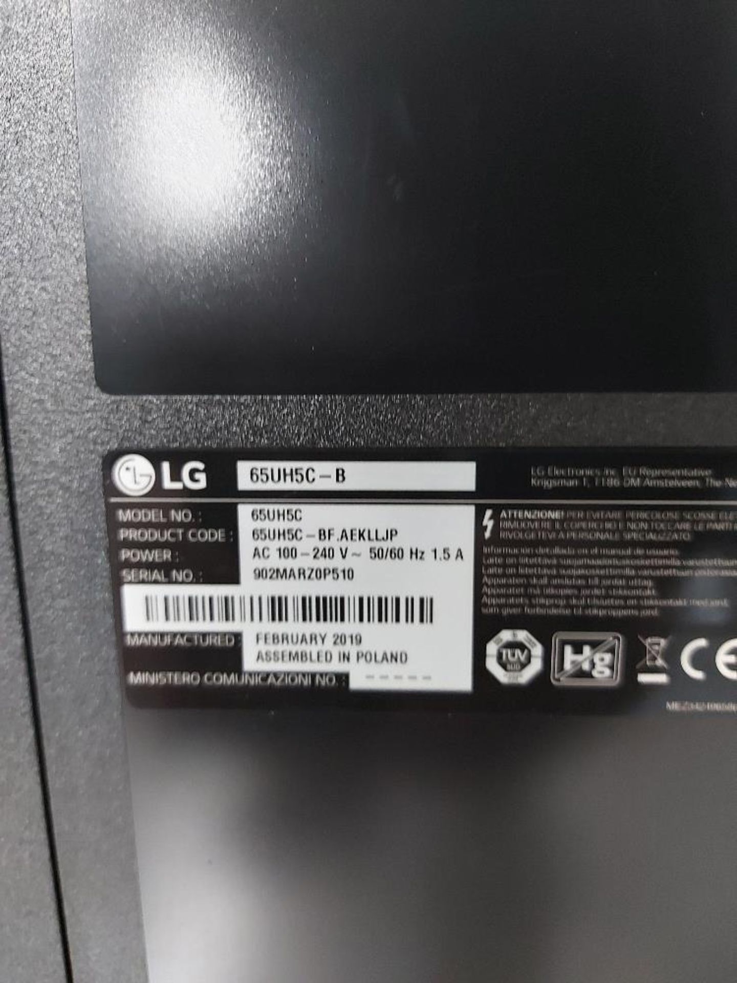 LG 65UH5C-B 65'' Display - Image 4 of 6