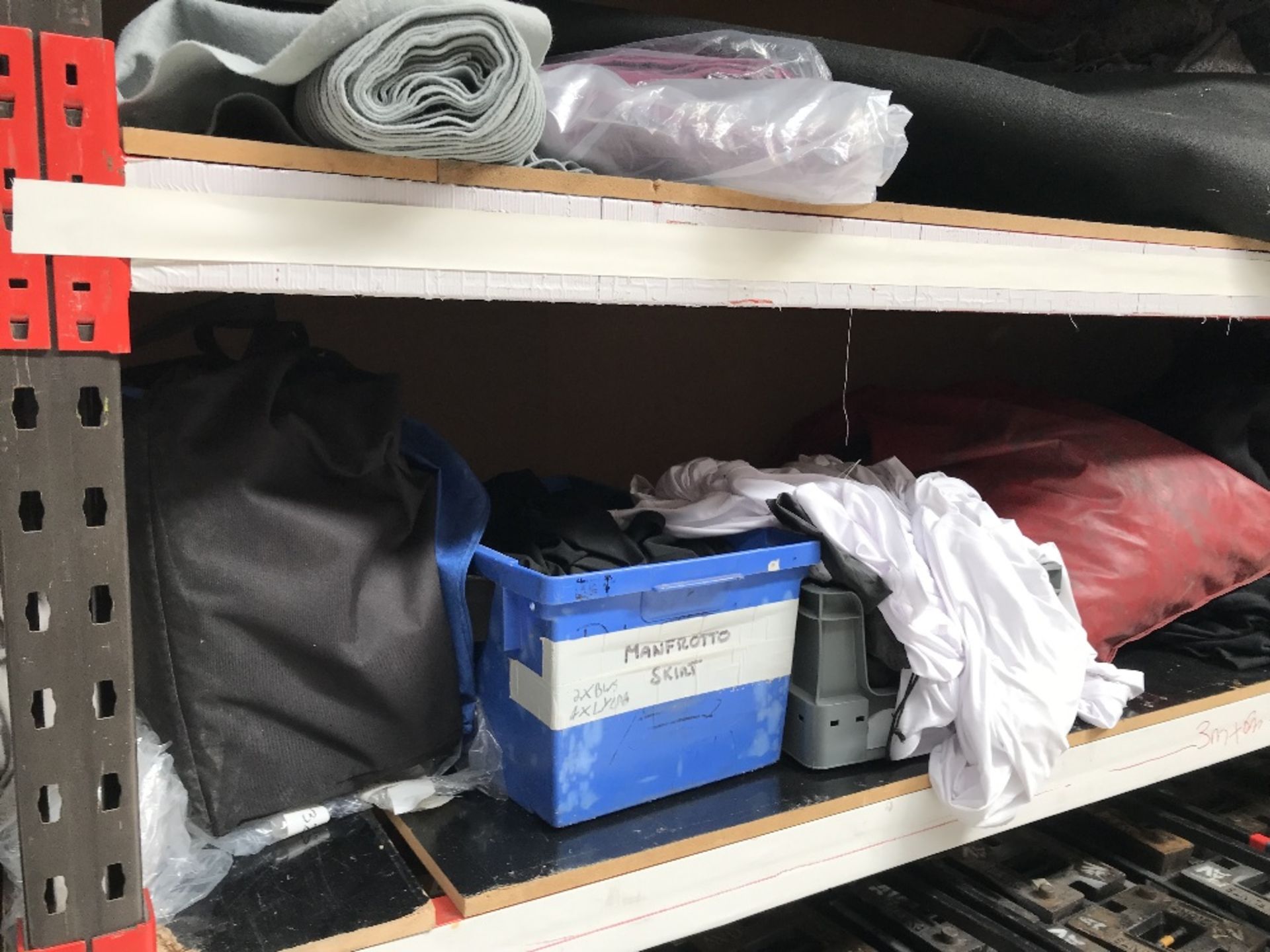 Contents of Racking to Include Large Quantity of Drapes & Accessories - Image 10 of 13