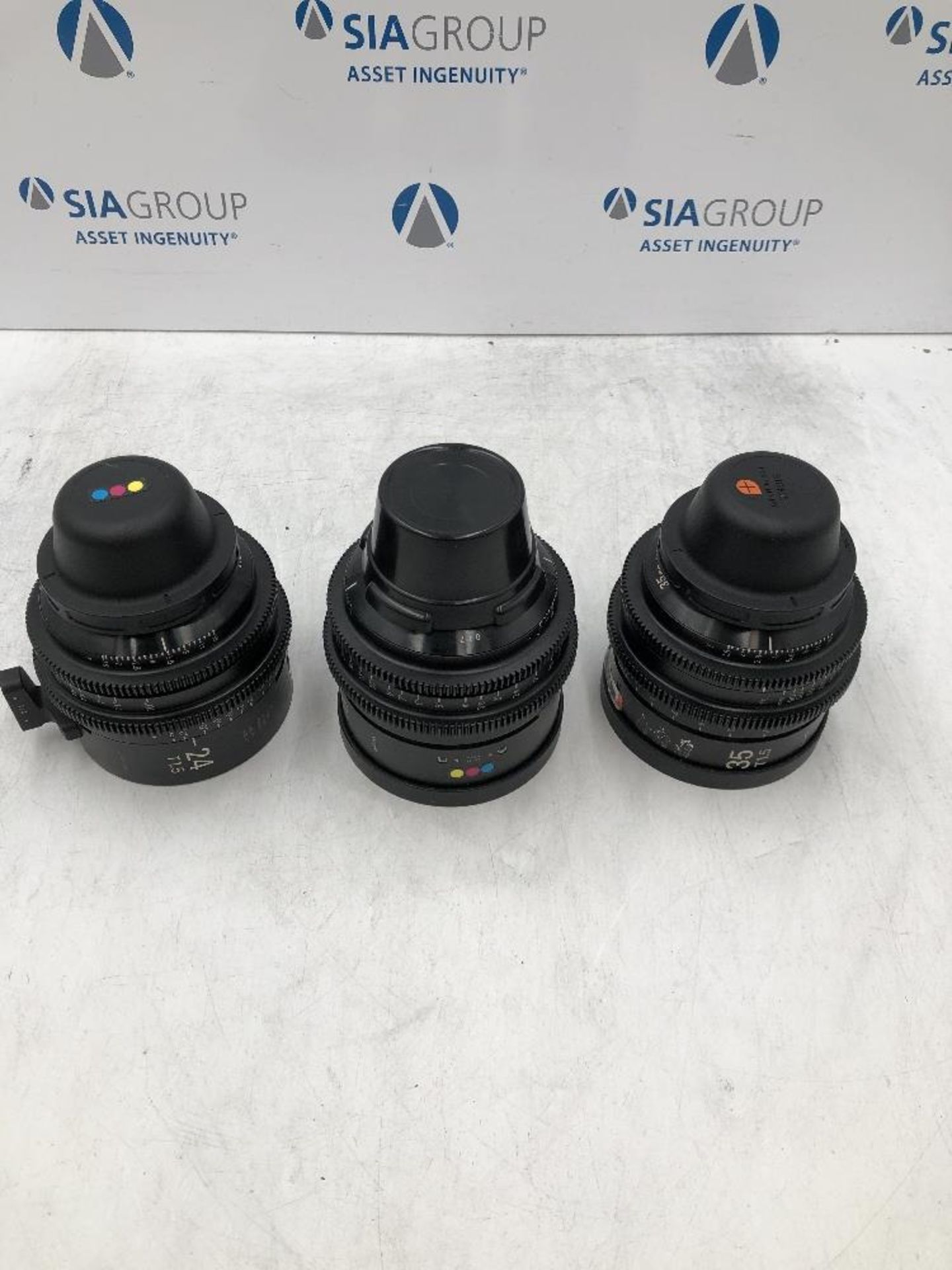 Sigma T1.5 PL Mount 50mm, 35mm, 24mm Camera Lenses With Protex Carry Case - Bild 2 aus 6
