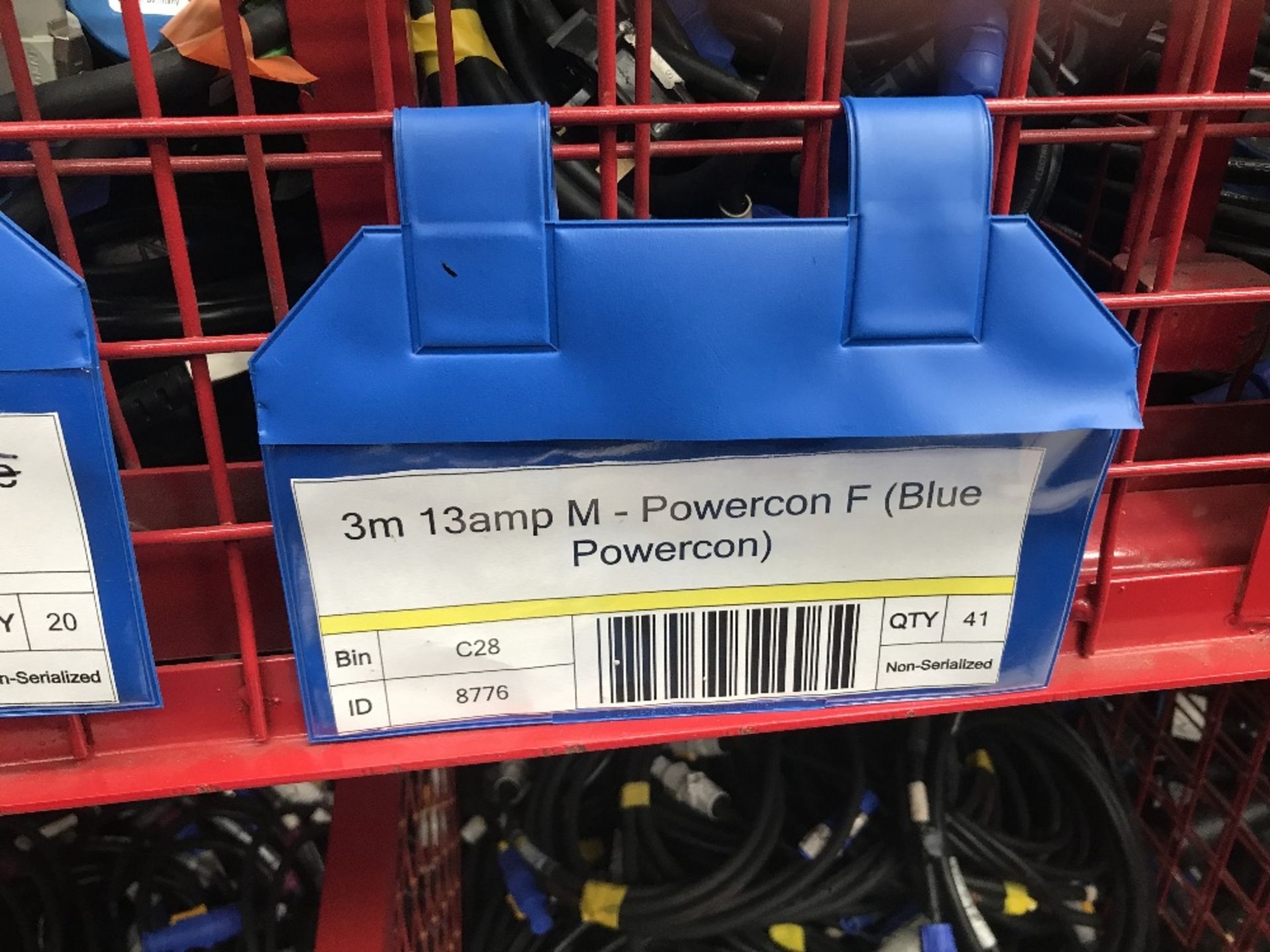 Large Quantity of 1m 16amp M - Powercon F Cable & 3m 13amp M - Powercon, 10m 13amp M - Powercon F - Image 3 of 4