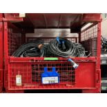 Large Quantity of 30m 16amp Cable M-F with Steel Fabricated Stillage