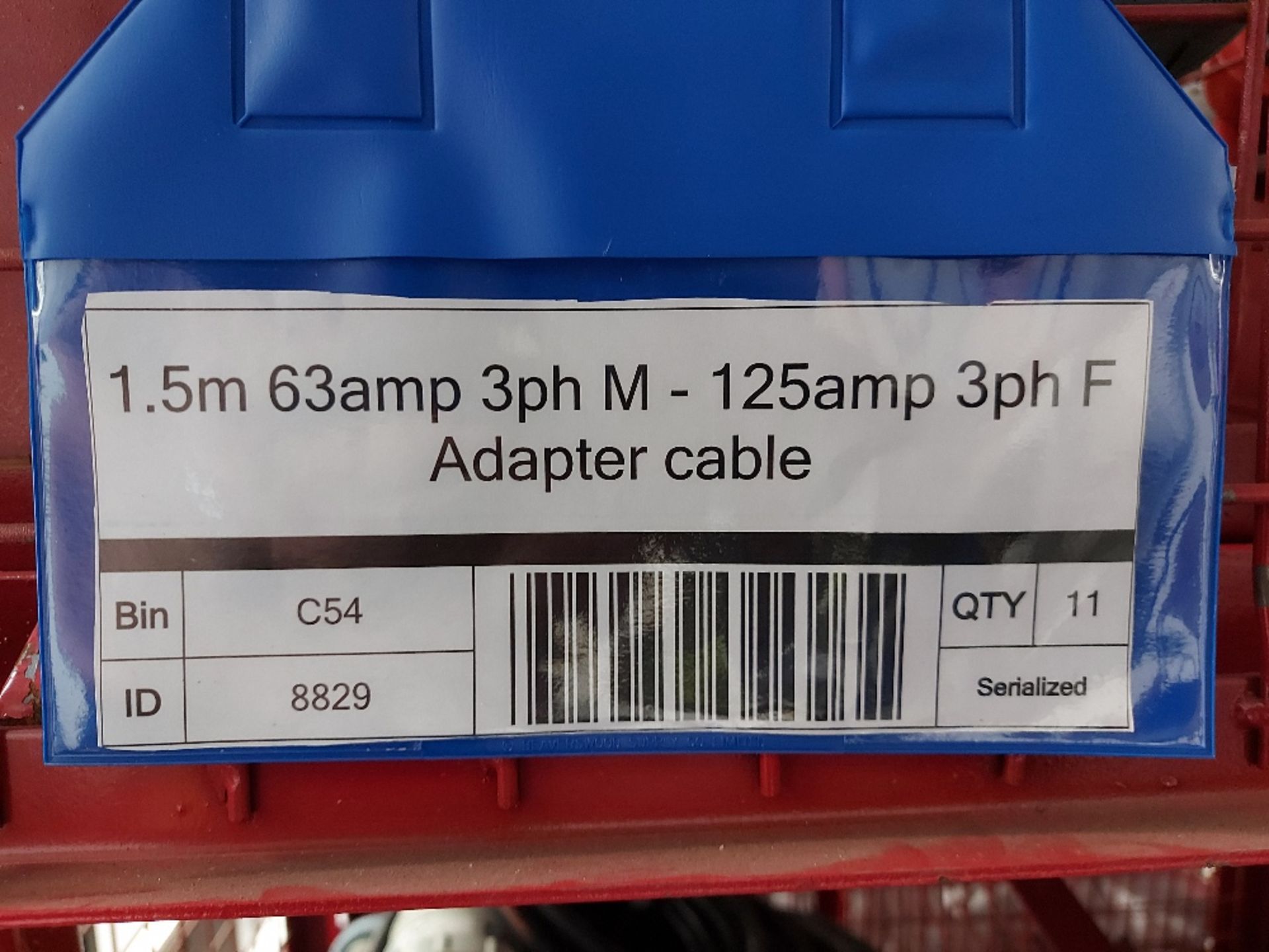 Large Quantity of 1.5m 63amp 3ph M-125amp 3ph F Adapter Cable & 1m 32amp 3ph M-63amp 3ph F Cable - Image 4 of 5