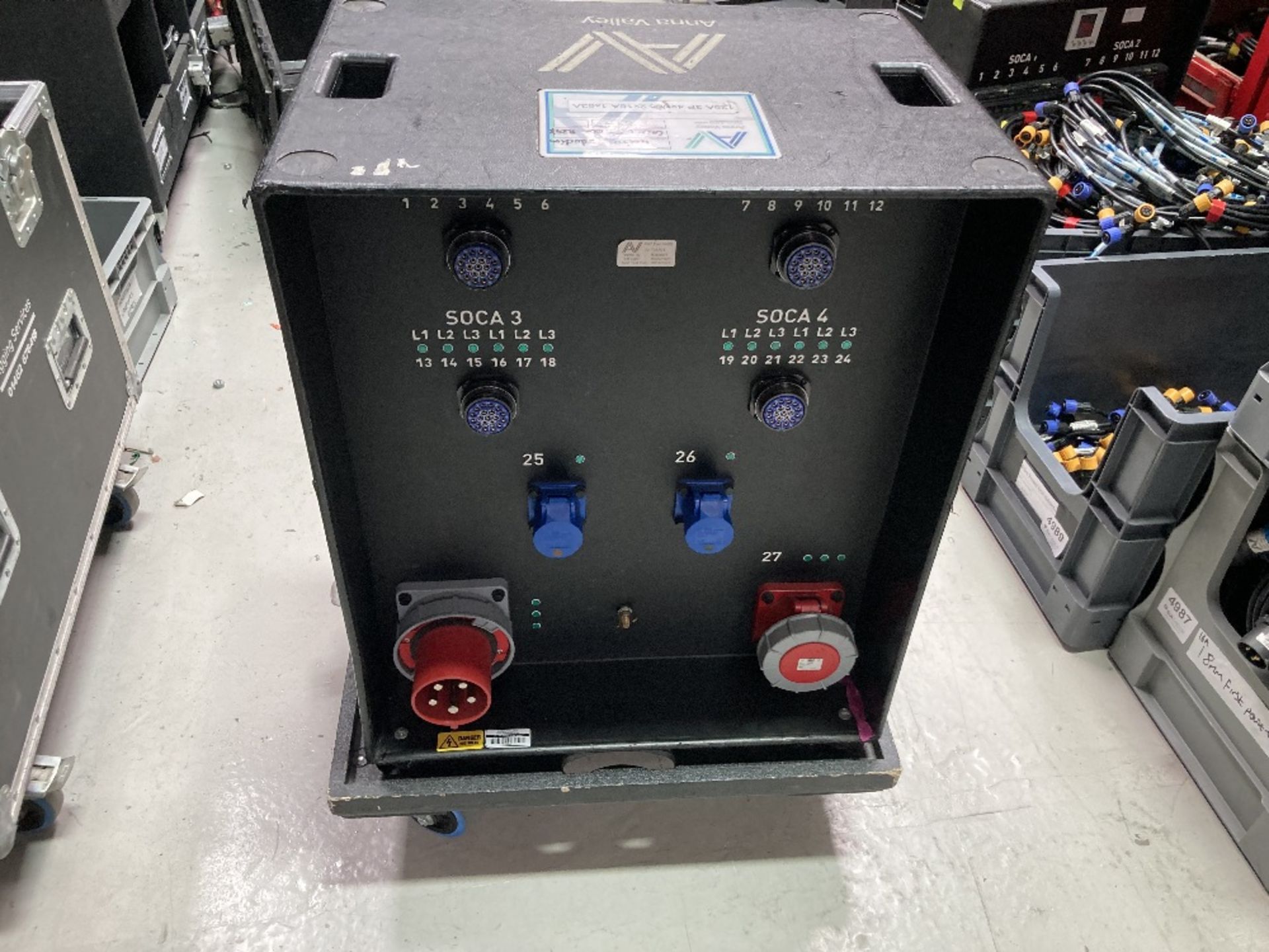 125amp Power Distribution Unit With Mobile Mountable Trolley - Image 5 of 10
