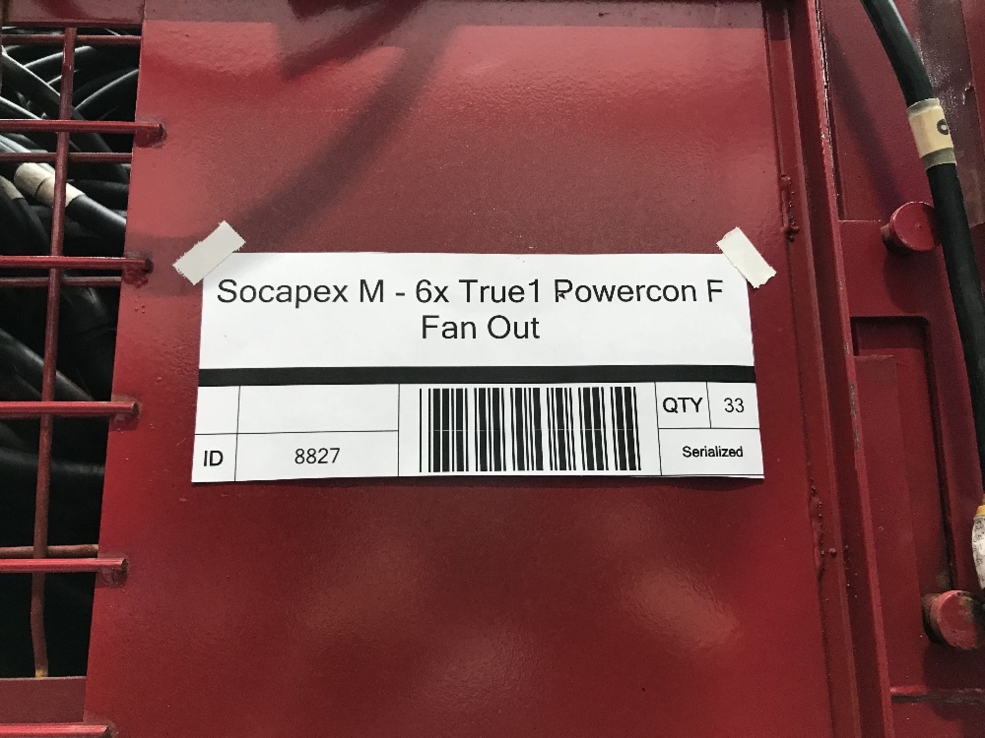 Large Quantity of Socapex M-6X True1 Powercon Fan Out with Steel Fabricated Stillage - Image 2 of 2