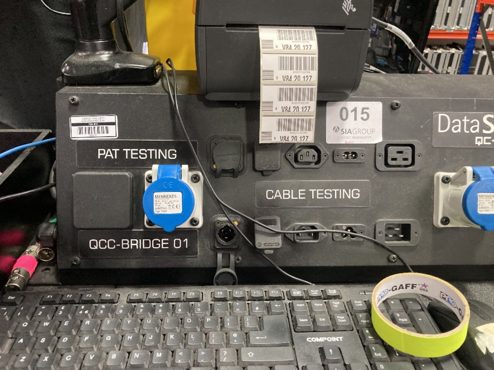 Data Strategy QC-Check Desk Mount Portable Appliance Test Processor PAT-4 - Image 3 of 9